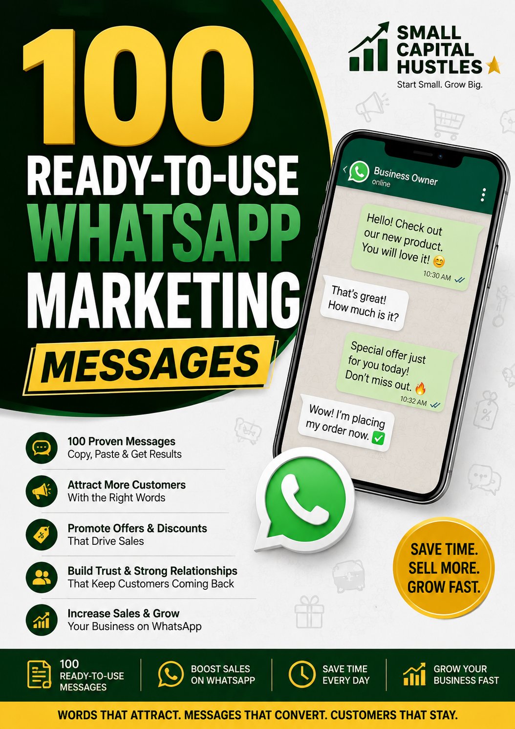 100 Ready-to-Use WhatsApp Marketing Messages